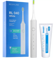 Белая зубная щетка Revyline RL 040